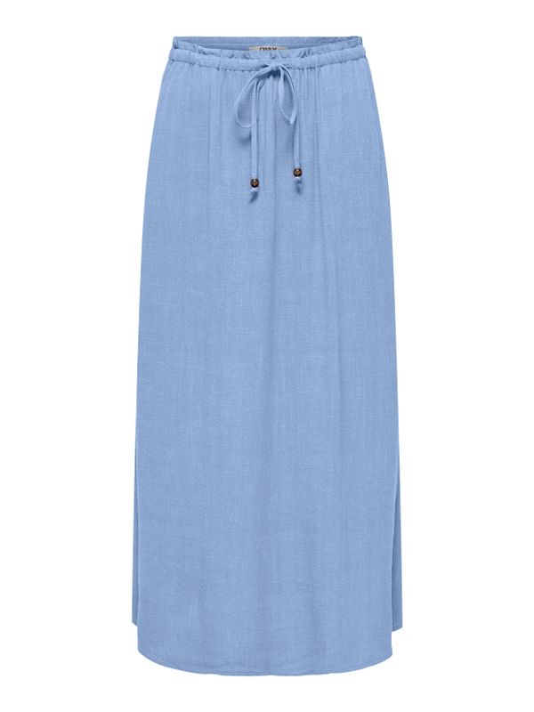 ONLSOLVI HW LINEN BL PB LON SKIRT CC PNT