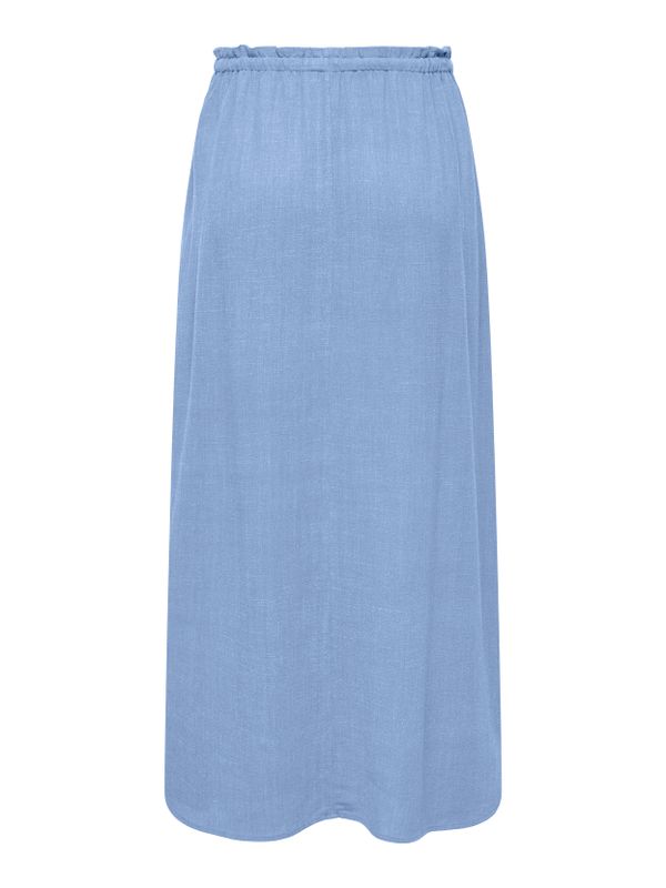ONLSOLVI HW LINEN BL PB LON SKIRT CC PNT