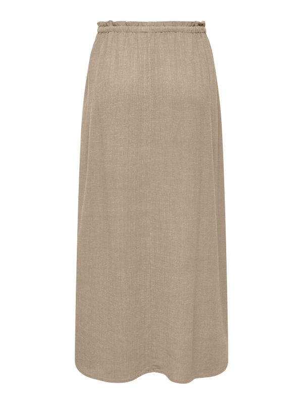 ONLSOLVI HW LINEN BL PB LON SKIRT CC PNT