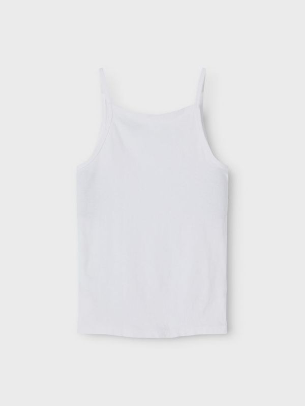 NKFSTRAP TOP 2P SOLID BRIGHT WHITE NOOS