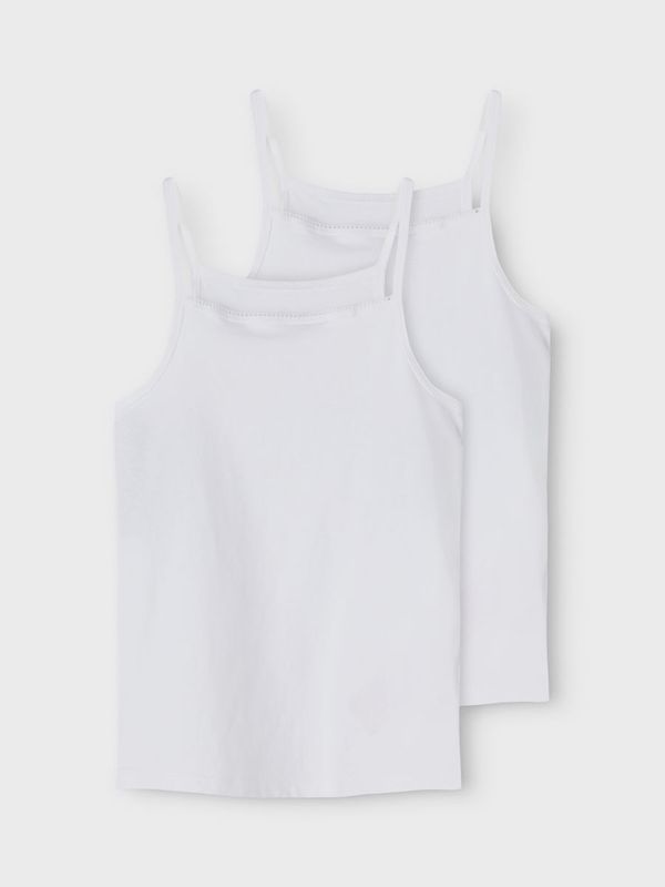 NKFSTRAP TOP 2P SOLID BRIGHT WHITE NOOS