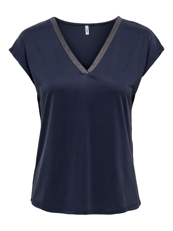 ONLFREE LIFE S/S MODAL STITCH TOP JRS