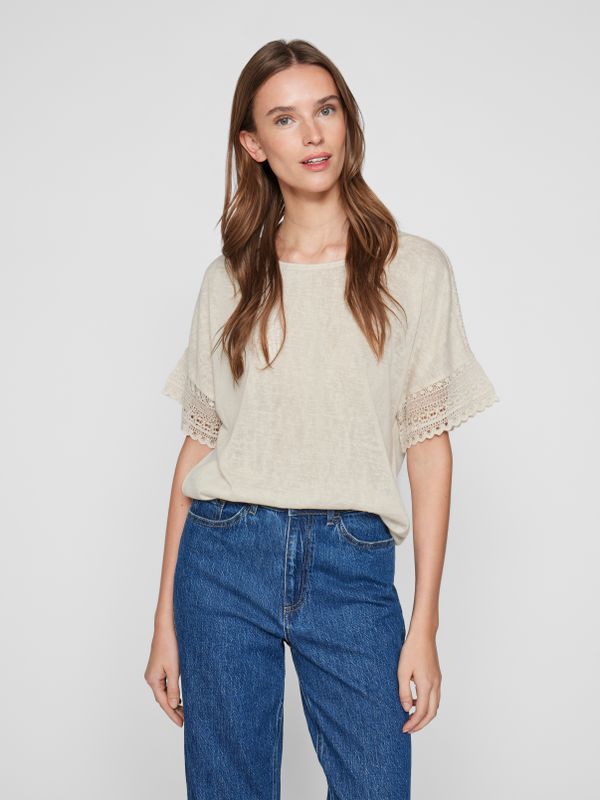 VINULAN O-NECK S/S TOP