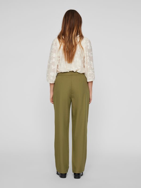 VIELINA HW BUTTON REGULAR FIT PANTS
