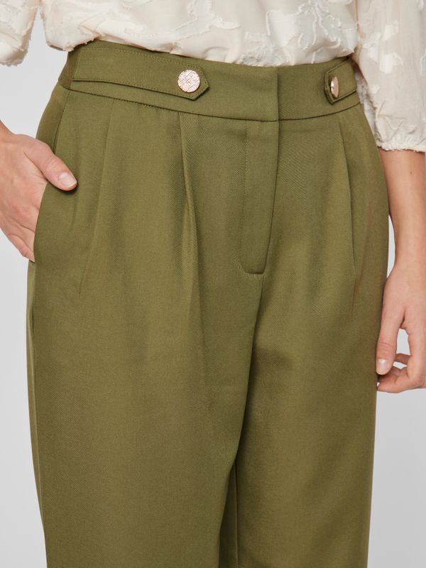 VIELINA HW BUTTON REGULAR FIT PANTS