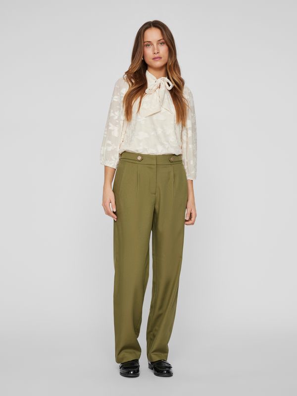 VIELINA HW BUTTON REGULAR FIT PANTS