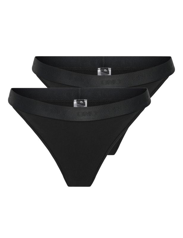 ONLCOOL COTTON THONG 2-PACK ACC
