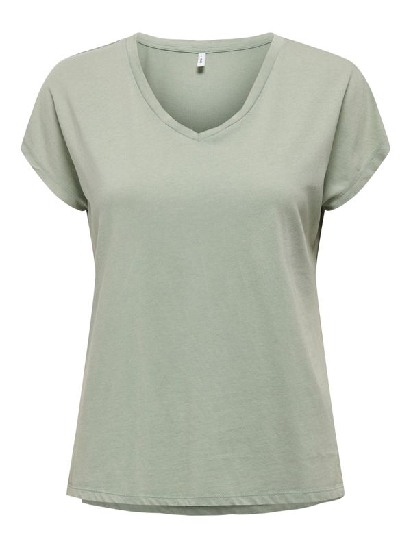 ONLLUCY S/S V-NECK MOSTER TOP BOX JRS