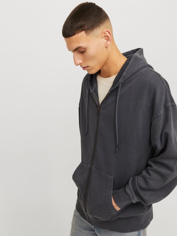 JJECHARGE FADED SWEAT ZIP HOOD NOOS