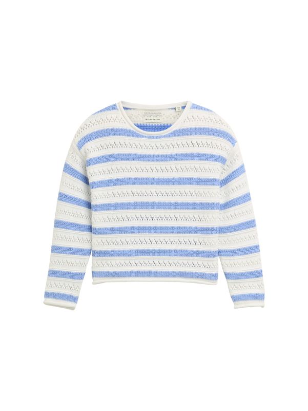 Oversized Strickpullover mit Lochmuster