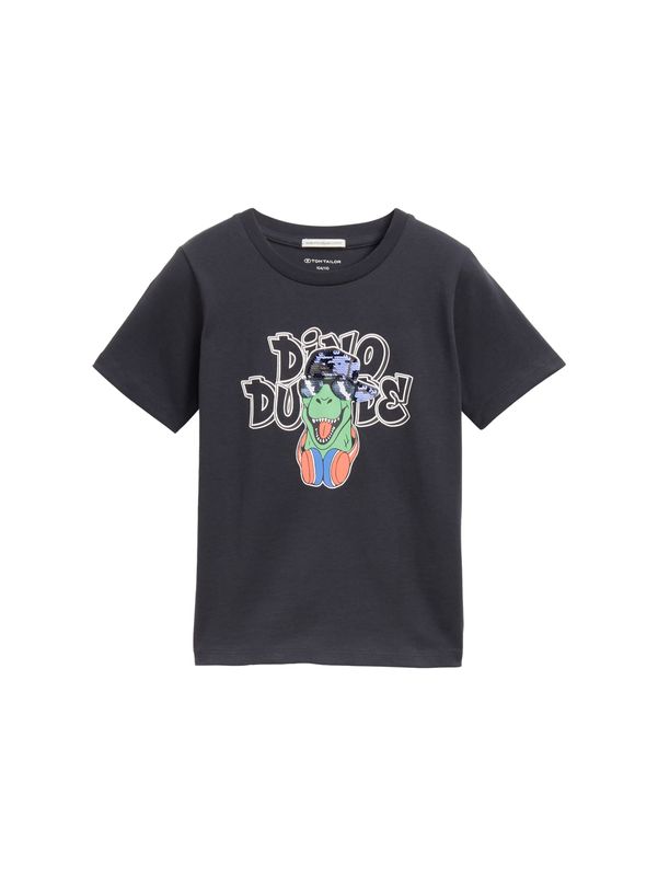 T-Shirt mit Wendepailletten