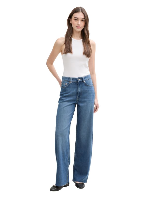 Wide Leg Jeans mit Stretch-Anteil
