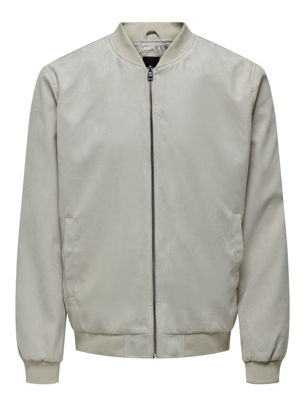 ONSLUCAS FAKE SUEDE BOMBER OTW