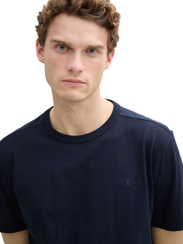 Basic T-Shirt aus Baumwolle