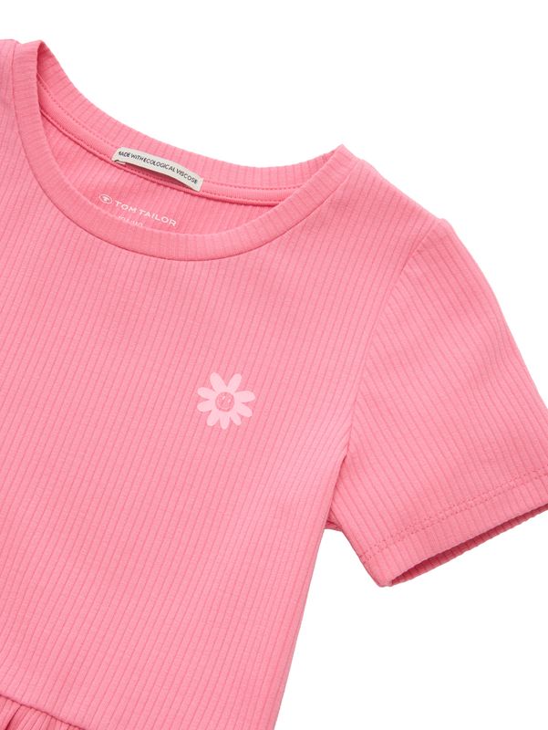 Mini-Kleid mit Rippstruktur