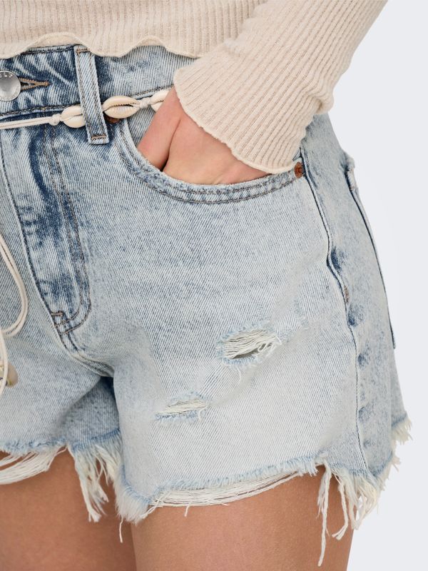 ONLZUMA HW SHELL BELT DNM SHORTS BJ