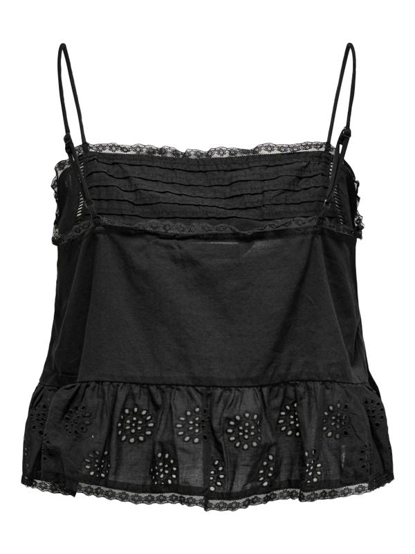 ONLJULANE STRAP EMB TOP WVN