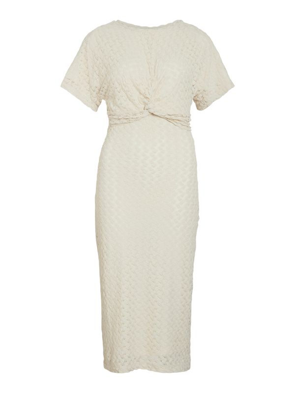 VISOLIRA O-NECK S/S MIDI DRESS/DFS