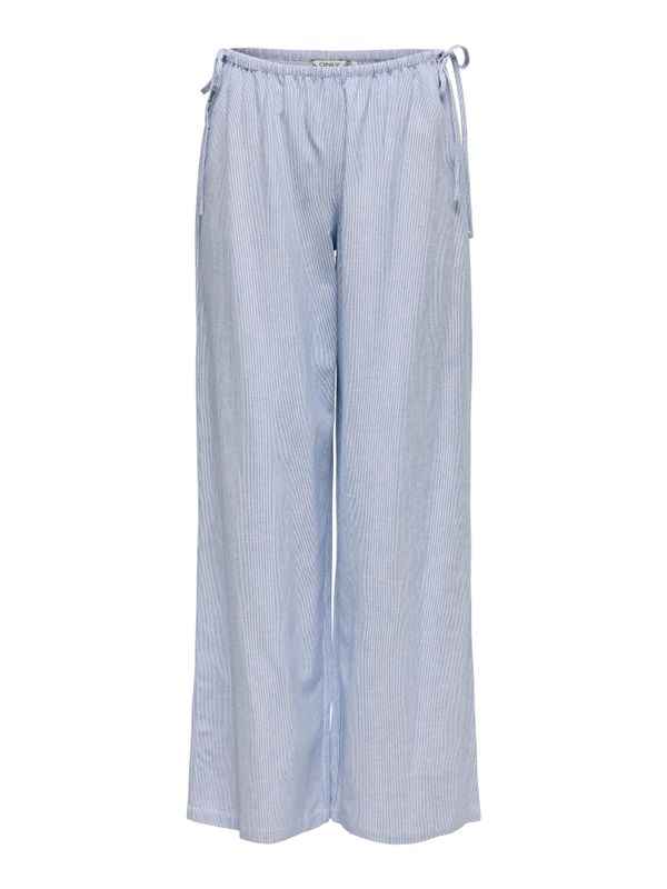 ONLNATA LIFE MW BOW WIDE STRIPE PANT PNT