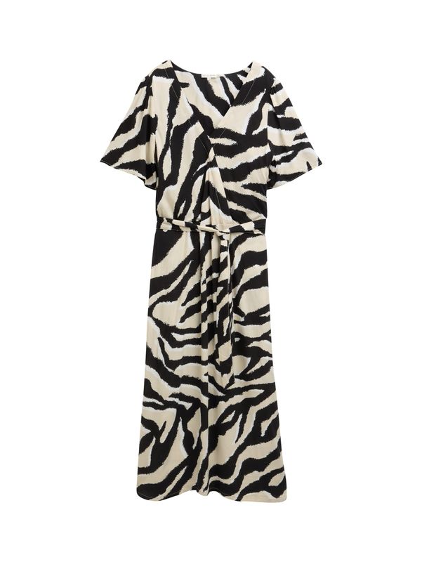 Wickelkleid mit Muster