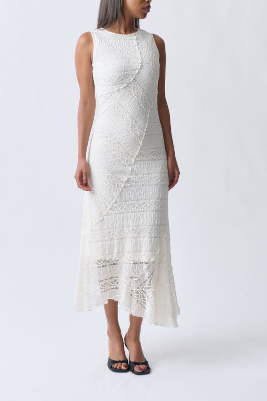Lace midaxi dress