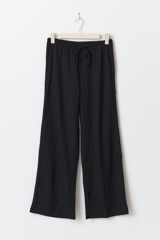 textured trousers