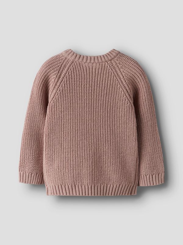 NBFEMLEN EMB LS KNIT LIL