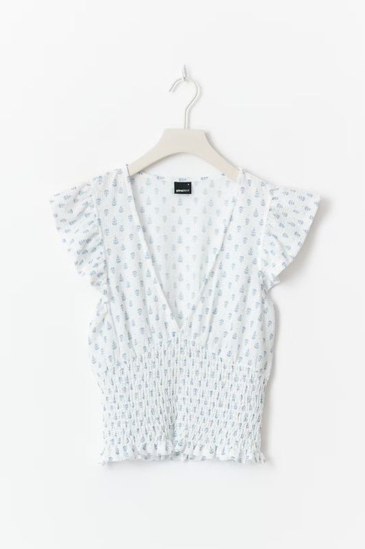 Smock frill top