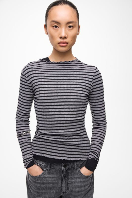 VIRIKA L/S FUNNEL NECK TOP - NOOS