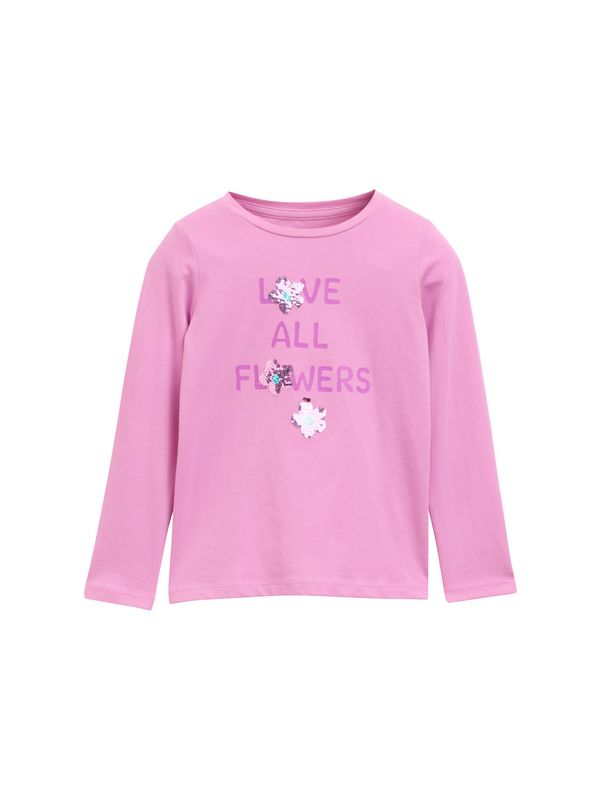 Langarmshirt mit Wendepailletten