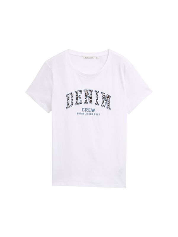 T-Shirt mit Leo-Print