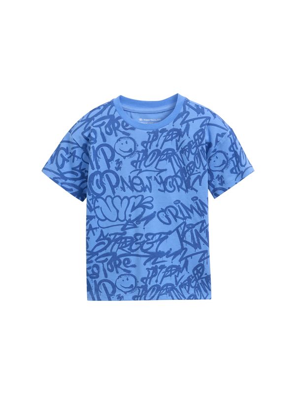Oversize T-Shirt mit Allover-Print