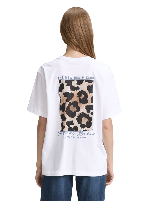 Oversize T-Shirt mit Rückenprint