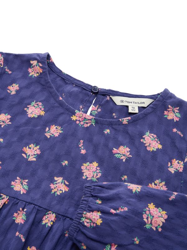 Mini-Kleid mit Blumenmuster