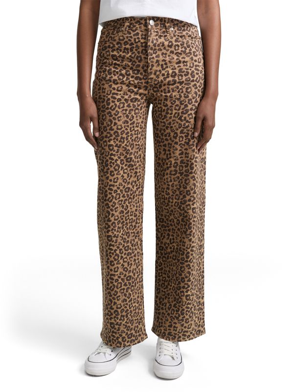 TTLINOU WIDE LEG Jeans mit Leo-Print