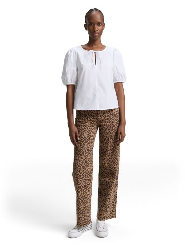 TTLINOU WIDE LEG Jeans mit Leo-Print