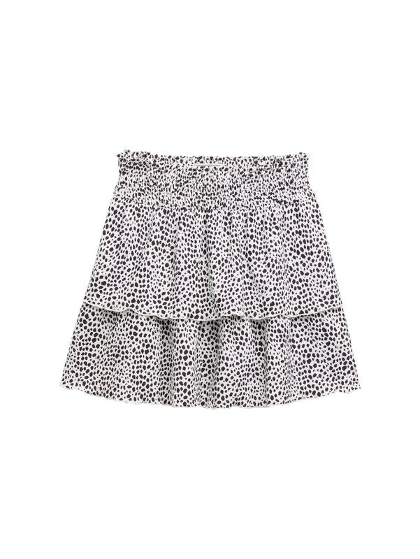 Mini Volant-Rock mit Muster