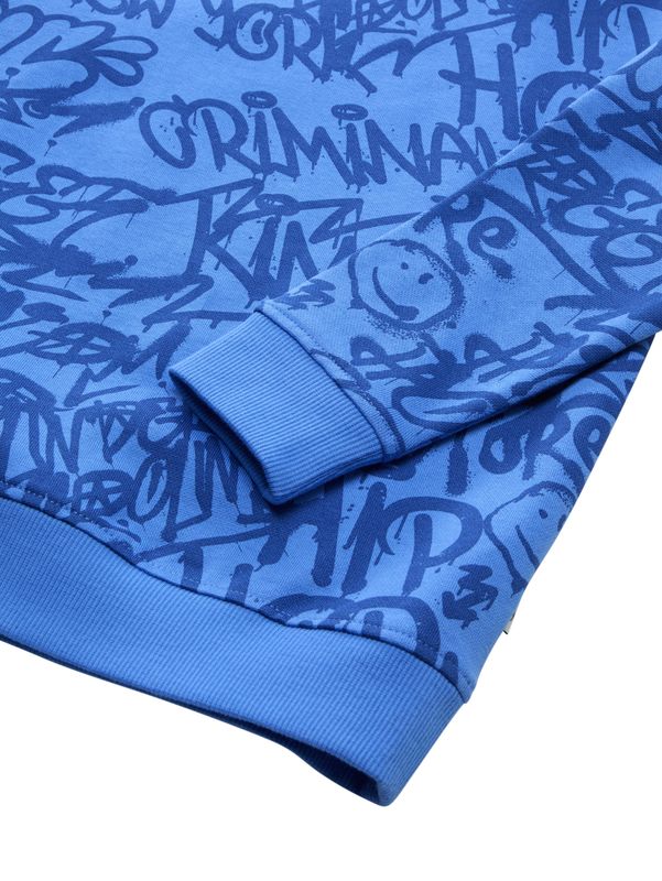 Oversize Sweatshirt mit Allover-Print