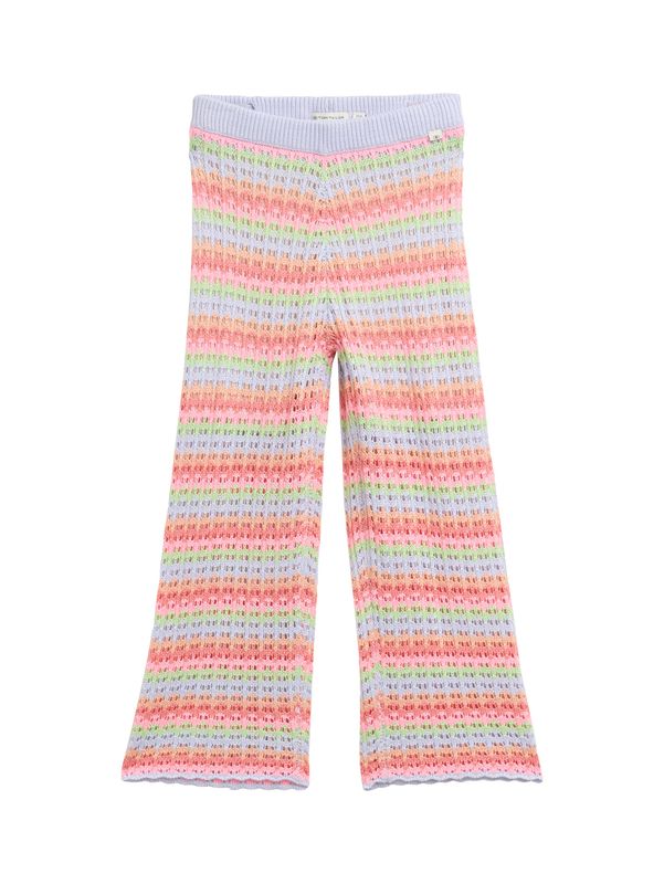 Wide Leg Hose mit Lochmuster