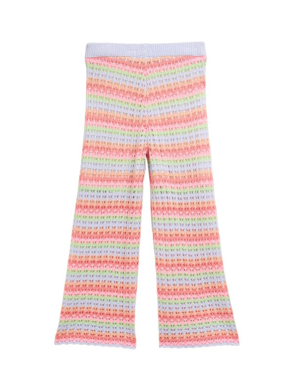 Wide Leg Hose mit Lochmuster