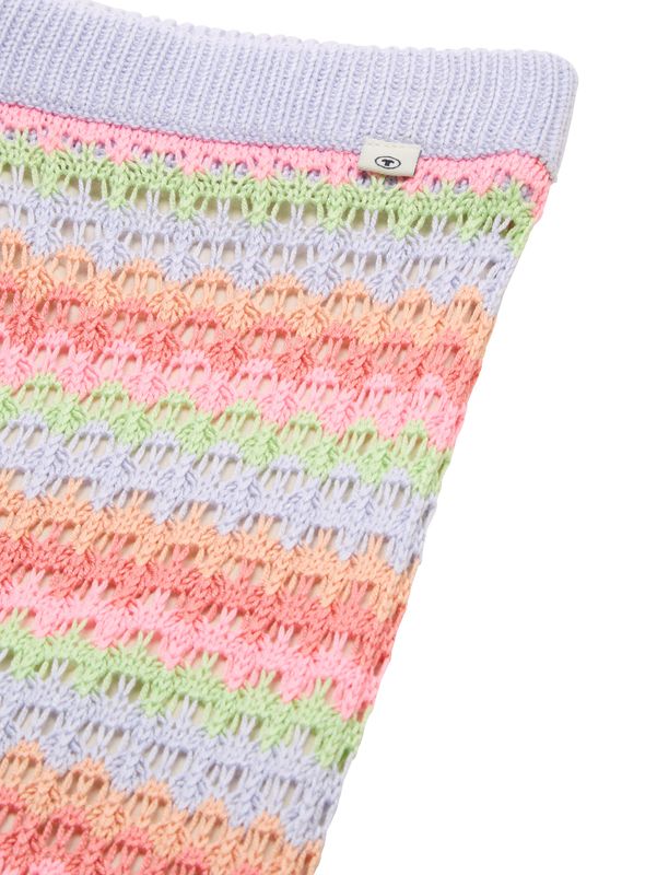 Wide Leg Hose mit Lochmuster