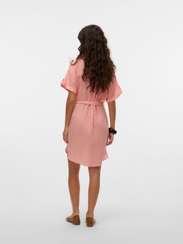 VMBUMPY SS SHORT SHIRT DRESS WVN GA NOOS
