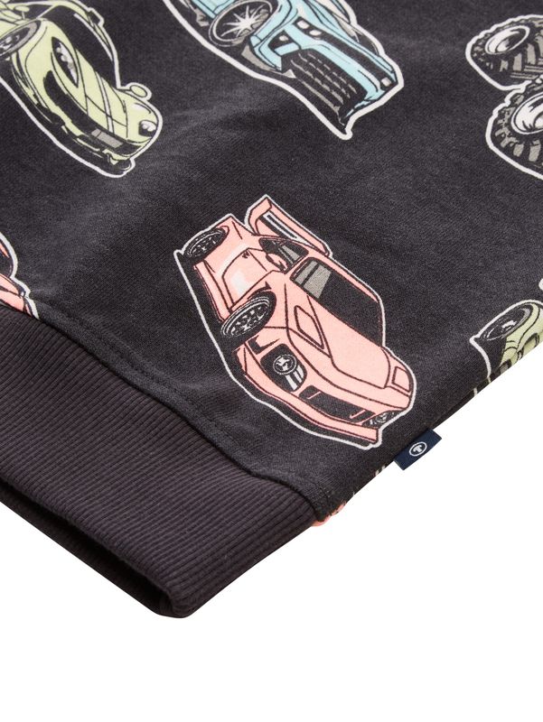 Sweatshirt mit Allover-Print