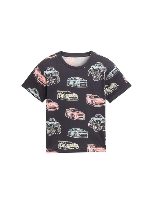 Oversize T-Shirt mit Allover-Print