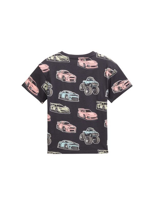 Oversize T-Shirt mit Allover-Print