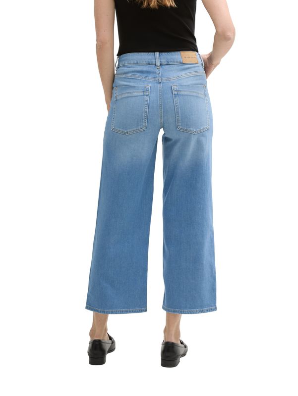 Culotte Jeans mit Knopfleiste