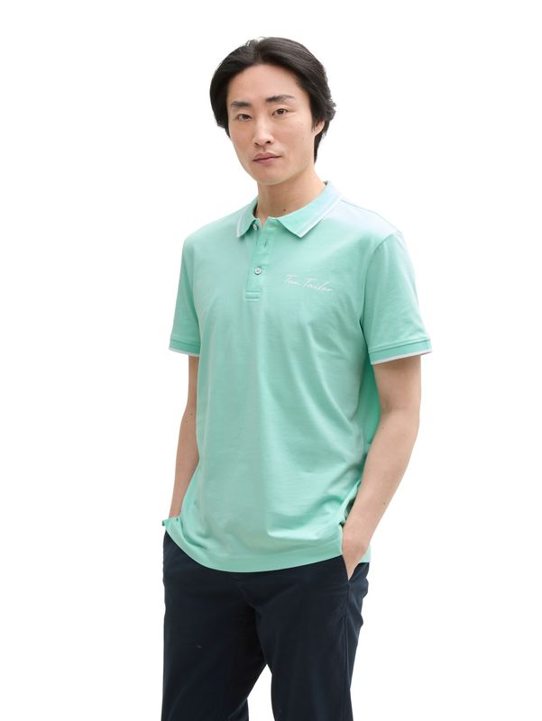 Poloshirt mit Logo-Print aus Baumwolle