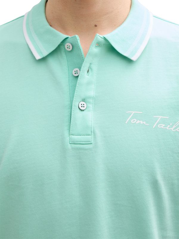 Poloshirt mit Logo-Print aus Baumwolle