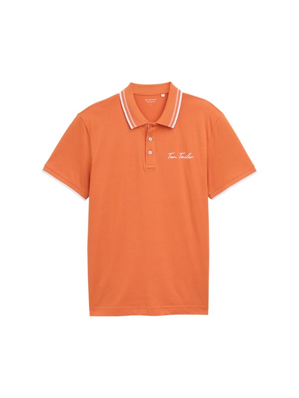 Poloshirt mit Logo-Print aus Baumwolle