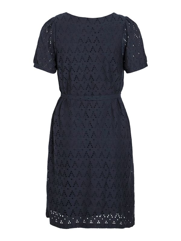 VIAMALINA V-NECK S/S DRESS/PB